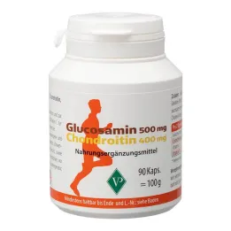 Γλυκοζαμίνη 500 mg + Χονδροϊτίνη 400 mg κάψουλες, 90 τεμ