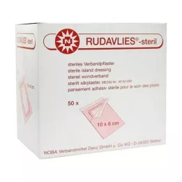 RUDAVLIES-στείρος επίδεσμος σοβάς 6x10 cm, 50 τεμ