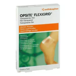 OPSITE Επίδεσμος πληγών Flexigrid 6x7 cm αποστειρωμένος, 5 τεμ