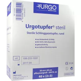 URGOTUPFER αποστειρωμένο σε μέγεθος δαμάσκηνου 2+3, 200 τεμ
