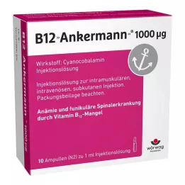 Β12 ANKERMANN Φύσιγγες 1.000 mg, 10Χ1 ml