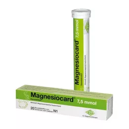MAGNESIOCARD 7,5 mmol αναβράζοντα δισκία, 20 τεμ