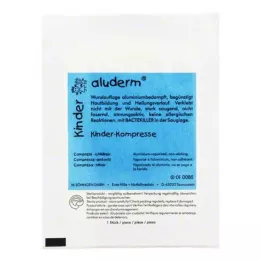 ALUDERM Παιδικές κομπρέσες 6x6 cm, 1 τεμ