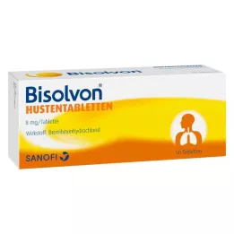 BISOLVON Δισκία βήχα 8 mg, 50 τεμ