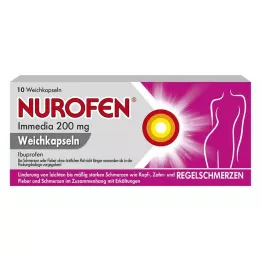 NUROFEN Immedia μαλακές κάψουλες 200 mg, 10 τεμ