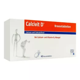 CALCIVIT Αναβράζοντα δισκία D, 40 τεμ