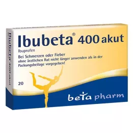IBUBETA 400 οξέα επικαλυμμένα με λεπτό υμένιο δισκία, 20 τεμ