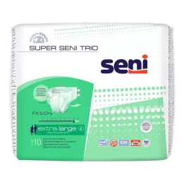 SUPER SENI Παντελόνι ακράτειας Trio νούμερο 4 XL, 10 τεμάχια