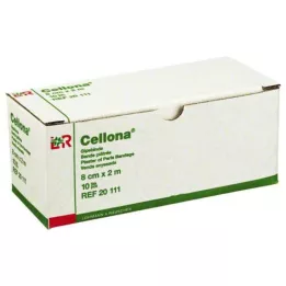 CELLONA Γύψινοι επίδεσμοι 8 cmx2 m, 10 τεμάχια