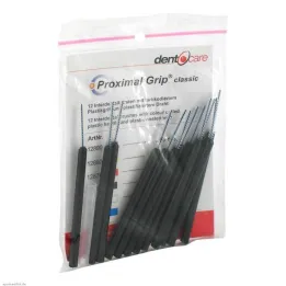 Μαύρο μεσοδόντιο βουρτσάκι Proximal Grip xx-fine, 12 τεμαχίων