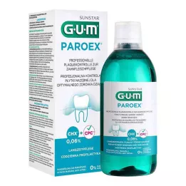 GUM Paro.ex 0,06% CHX Στοματικό διάλυμα, 500 ml