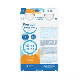 FRESUBIN ENERGY Fiber DRINK Μπουκάλι πόσης καραμέλας 6X4X200 ml