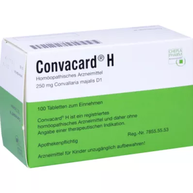 CONVACARD Ταμπλέτες H, 100 τεμ