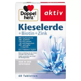 DOPPELHERZ Δισκία Silica+Biotin+Zinc, 60 τεμ