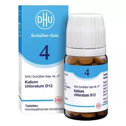 BIOCHEMIE DHU 4 δισκία Kalium chloratum D 12 δισκία, 80 τεμ