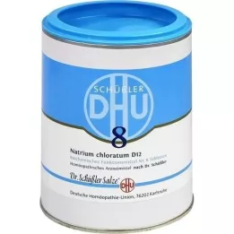 BIOCHEMIE DHU 8 χλωριούχο νάτριο D 12 ταμπλέτες, 1000 τεμάχια