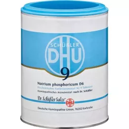 BIOCHEMIE DHU 9 ταμπλέτες Natrium phosphoricum D 6, 1000 τεμ