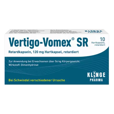 VERTIGO-VOMEX SR Κάψουλες παρατεταμένης αποδέσμευσης, 10 τεμ VERTIGO-VOMEX SR Κάψουλες παρατεταμένης αποδέσμευσης, 10 τεμ