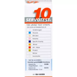 SERVO 10 δοκιμαστικές ταινίες, 100 τεμάχια
