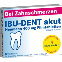 IBU-DENT οξεία επικαλυμμένα με λεπτό υμένιο δισκία Heumann 400 mg, 10 τεμ