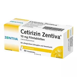 CETIRIZIN Zentiva 10 mg επικαλυμμένα με λεπτό υμένιο δισκία, 50 τεμ