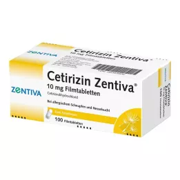 CETIRIZIN Zentiva 10 mg επικαλυμμένα με λεπτό υμένιο δισκία, 100 τεμ