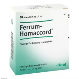 FERRUM HOMACCORD Αμπούλες, 10 τεμ