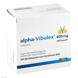 ALPHA VIBOLEX 600 mg HRK μαλακές κάψουλες, 100 τεμ
