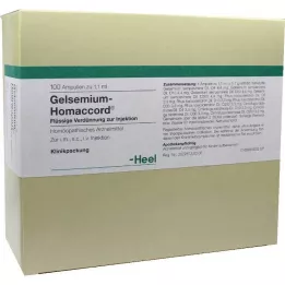 GELSEMIUM HOMACCORD Αμπούλες, 100 τεμ