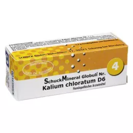 SCHUCKMINERAL Globules 4 potassium chloratum D6, 7,5 g