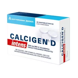 CALCIGEN D intens 1000 mg/880 I.E μασώμενα δισκία, 48 τεμ