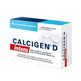 CALCIGEN D intens 1000 mg/880 I.E μασώμενα δισκία, 120 τεμ