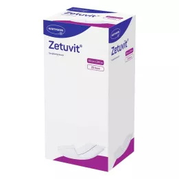 ZETUVIT Κομπρέσες αναρρόφησης αποστειρωμένες 10x20 cm, 25 τεμάχια