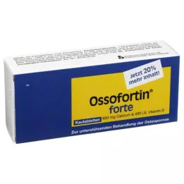OSSOFORTIN δισκία μάσησης Forte, 60 ώρες