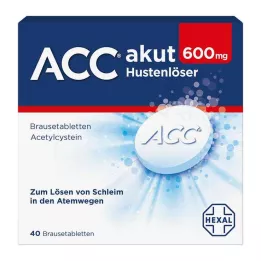 ACC akut 600 αναβράζοντα δισκία, 40 τεμ