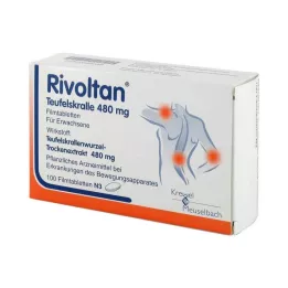 RIVOLTAN Devils claw 480 mg επικαλυμμένα με λεπτό υμένιο δισκία, 100 τεμ
