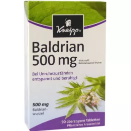 KNEIPP Valerian 500 επικαλυμμένα δισκία, 90 τεμ