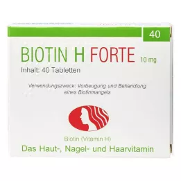 BIOTIN Ταμπλέτες H forte, 40 τεμ