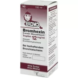 BROMHEXIN Krewel Meuselb.Drops 12mg/ml, 100 ml