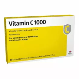 VITAMIN C 1000 επικαλυμμένα με λεπτό υμένιο δισκία, 20 τεμ