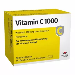 VITAMIN C 1000 επικαλυμμένα με λεπτό υμένιο δισκία, 50 τεμ
