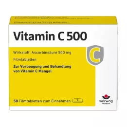 VITAMIN C 500 επικαλυμμένα με λεπτό υμένιο δισκία, 50 τεμ