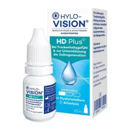HYLO-VISION HD Plus οφθαλμικές σταγόνες, 15 ml