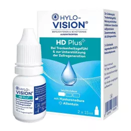HYLO-VISION HD Plus οφθαλμικές σταγόνες, 2X15 ml