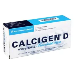 CALCIGEN D 600 mg/400 I.E μασώμενα δισκία, 50 τεμ