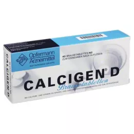CALCIGEN D 600 mg/400 I.E αναβράζοντα δισκία, 40 τεμ
