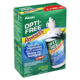 OPTI-FREE Πολυλειτουργικό Απολυμαντικό Διάλυμα RepleniSH, 2X300 ml