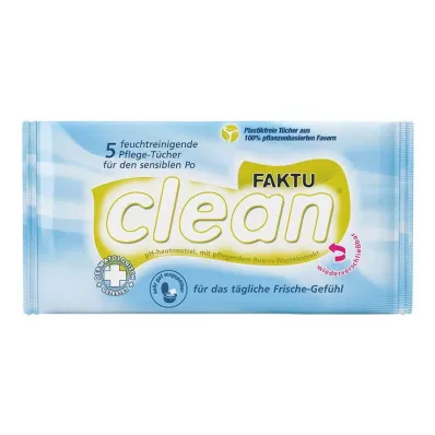 FAKTUCLEAN Μαντηλάκια, 5 τεμ FAKTUCLEAN Μαντηλάκια, 5 τεμ