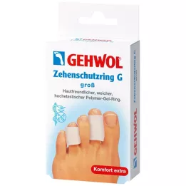 GEHWOL Δαχτυλίδι προστασίας δακτύλων από πολυμερές τζελ G μεγάλο, 2 τεμ