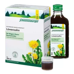 LÖWENZAHN SAFT Χυμοί φαρμακευτικών φυτών Schoenenberger, 3Χ200 ml